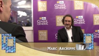 Marc Archippe Face Caméra fête du livre de Toulon 2011 CG83